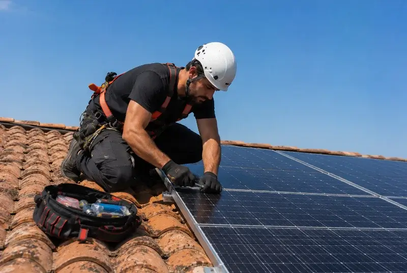 Maintenance et monitoring de panneaux solaires à Mohon